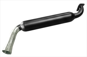 Glasspack Muffler w/Chrome Tip for VW Bug, Ghia, and Type 2, 00-3663-0
