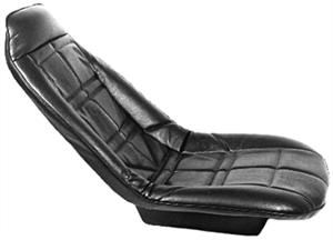 Deluxe Layback Bucket Seat Cover, Black, Each