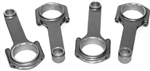 SCAT 4340 5.325" H-Beam Connecting Rods, Chevy Journals, 5/16" ARP 2000 Bolts, Balanced, Set of 4, 102494-2