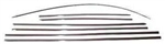 Body Molding Kit, 1963-66 Beetle, Stainless Steel, 7 Piece Kit, 111-898-111AS