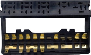 Fuse Box, 12 Fuse, 2 Level (With Relay Tower), 1973-77 Beetle Sedan, 73-74 Ghia, and 1980-85 Vanagon (T2), 111-937-505M-111-505M