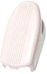 Coat Hook (Assist Strap Screw Cover), White, 1968-77 Beetle and Super Beetle Sedan and Sunroof,  BEETLE 1968-77, Type 3 1968-74, and 1980-92 Vanagon, 113-857-639-WH-133-639WH