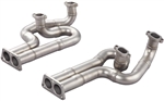 Vintage Speed Stainless Steel Headers, 1 5/8" (43mm) EQUAL LENGTH, Type 4 Engine In Baywindow Bus (T2), Square Exhaust Ports, 155-208-43ECU