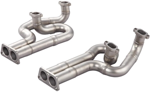 Vintage Speed Stainless Steel Headers, 1 5/8" (43mm) EQUAL LENGTH, Type 4 Engine into Type 1, Square Exhaust Ports, 155-203-43ECU