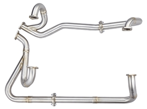Vintage Speed Stainless Steel Header Kit, 1.9 and 2.1L Waterboxer in 2WD Vanagon (T3), DOES NOT FIT SYNCRO, 155-251-H03800