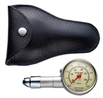 Vintage Speed Tire Pressure Gauge (Black Leather Case Included), 155-950-00100