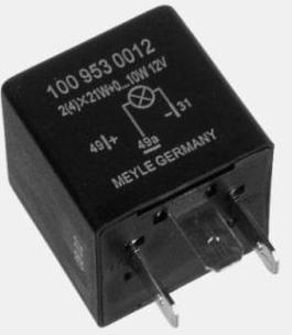 Flasher Relay (Blinker Relay), 3 Prong, 12 Volt, 1971 and Later MANY MODELS, 191-953-227