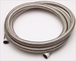 -8 (AN8) Aircraft Stainless Steel Braided Hose, 4'