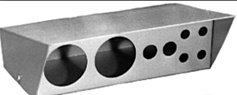 Gaugebox/Switchbox, 9.75 X 6.5 X 4", Brushed Aluminum