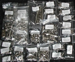 Stainless Steel Body Hardware Kit, Bus to 1967, Hex, Cheese, and Phillips Head with Hex Nuts