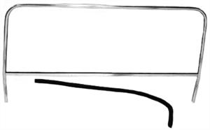 Buggy Windshield with Glass, 16 x 42"