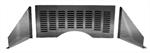 Louvered Stainless Steel Firewall, 3 Pieces, Beetle & Superbeetle