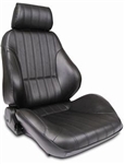 Scat Procar Rally Seat, Black Leather, Right, EACH, 80-1000-51R-H