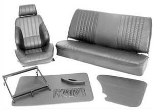 Scat Procar Rally VW Interior Kit, for CONVERTIBLE Beetle/SuperBeetle, VELOUR