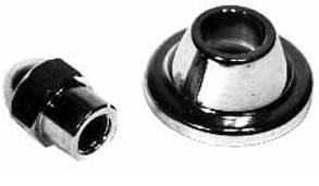 SCAT Chrome Pulley Nut and Washer Set, 80003