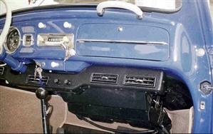 Air Conditioner Kit, 1958-78 Standard Beetle, Black Textured Under Dash Unit