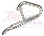 Tri-Mil Bobtail Muffler (Muffler ONLY), Glass Pack Muffler, Raw Steel or Ceramic Silver, 3010GP