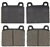 Disc Brake Pads, Front, 1971-72 Type 2, D112 211-698-151F