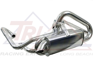 Tri-Mil Bobtail Header, Without Heater Boxes, Quiet Pack Muffler, 1 1/2" Tubing, 3002