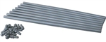 Manton Dual Chromoly Pushrods, Dual Tapered, 11.125" Tips Out, Cut To Length, Set of 8