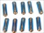 25 Amp Fuses, Blue, Pack of 10