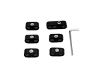 7mm (Stock) Plug Wire Separator Kit, Black, Set of 6