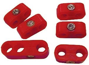 7mm (Stock) Plug Wire Separator Kit, Red, Set of 6