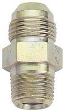 -8 (AN8) Adapter Fitting,  Steel, 3/8" NPT, Straight, S-8MJ-6MP