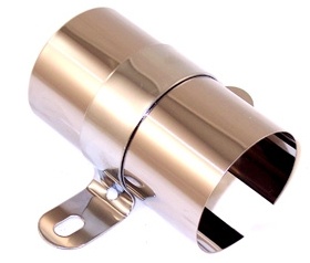 Stainless Steel Ignition Coil Cover w/Chrome Bracket