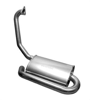 Budget/ECONO Hide-Out Muffler (Hideaway) for Type 1 Street Headers