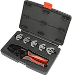 Quick Change Ratchet Wire Crimping Tool, 6 Pieces, T3001