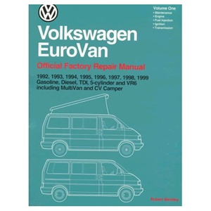 Official Bentley Service Manual 1992-99' Eurovan