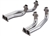 Vintage Speed Stainless Steel Headers, 1 5/8" (43mm), for Type 4 Engine in 73-79 Bus AND in 68-74 411 & 412, Oval Exhaust Ports, 155-208-43SCJ