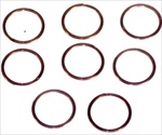 Spiral Lock (Spirol Lock) Wrist Pin Clips, 22mm, Set of 8