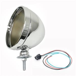 7" Round Chrome Headlight Shells, EACH, 00-9307-7