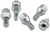 Chrome Lug Bolts (Wheel Bolts), 12 x 1.5mm Thread, 60 Degree Tapered Seat, Set of 5, 9711
