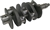 4340 Forged Chromoly Super Race Type 4 Crankshaft, 76mm Stroke, 2.0L Type 4 Rod Journals, 004-4376