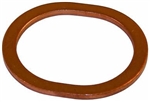 Copper Exhaust Gasket (Exhaust Manifold Gasket; Heater Box Gasket), Between Cylinder Head and Heater Box, 1972-79 1/2 Bus (Type 4 Engine), Type 4, and Porsche 914 , EACH, 021-256-251A
