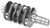 SCAT Volksracer Crankshaft, 4340 Forged Chromoly, 69mm Stroke, VW Rod Journals, 101372-1