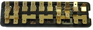 Fuse Box, 10 Fuse, 1 Level, 1967-71 1/2 Beetle and Ghia, and 1973-74 VW THING, 111-937-505F-111-505F