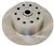 Rear Brake Rotor, SHORT SPLINE with Dual Chevy/Ford Pattern (5 x 4 3/4", 5 x 4 1/2"), Type 1 and 3, EACH, 113-615-601CFS