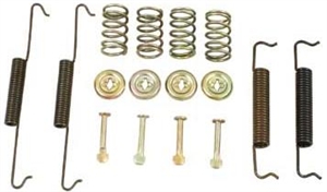 Rear Brake Hardware Kit, 1957-64 VW Beetle and Karmann Ghia, 113-698-537BKIT