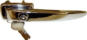 Door Handle with Keys 1956-59 Beetle, Econo, Each, 113-837-205A
