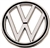 VW Hood Emblem, 1964-79 VW Beetle, Ghia, and Thing, and 1962-69 Type 3, 113-853-601B