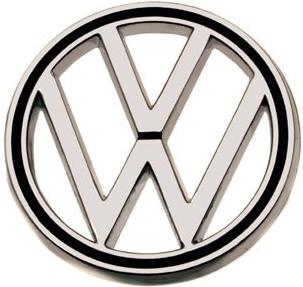 VW Hood Emblem, 1964-79 VW Beetle, Ghia, and Thing, and 1962-69