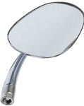 Side View Mirror, Right, 1949-67 Beetle, Oval or "Teardrop" Shape, 113-857-514AT-151-514-R