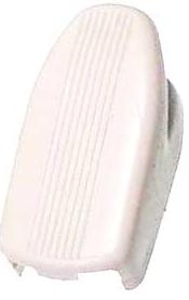 Coat Hook (Assist Strap Screw Cover), White, 1968-77 Beetle and Super Beetle Sedan and Sunroof,  BEETLE 1968-77, Type 3 1968-74, and 1980-92 Vanagon, 113-857-639-WH-133-639WH