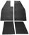 Floor Tar Boards, Set of 4, for 1949-72 VW Beetle/Super Beetle SEDAN, 113-898-740-111-800T