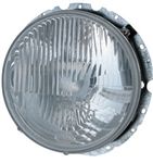 HELLA (Mex) Headlamp with H4 Bulb, 1967+ Type 1, 1968-79 Type 2, and 1961-74 Type 3, BAA941751A