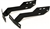 Conversion Bumper Brackets, 1967 and Earlier Bumpers on 1968-73 Std Beetle, Front, PAIR